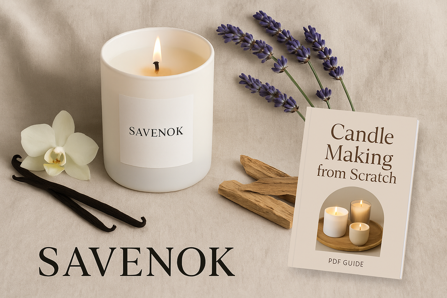 Candle Making Guide “From A to Z" by SAVENOK CANDLE ART
