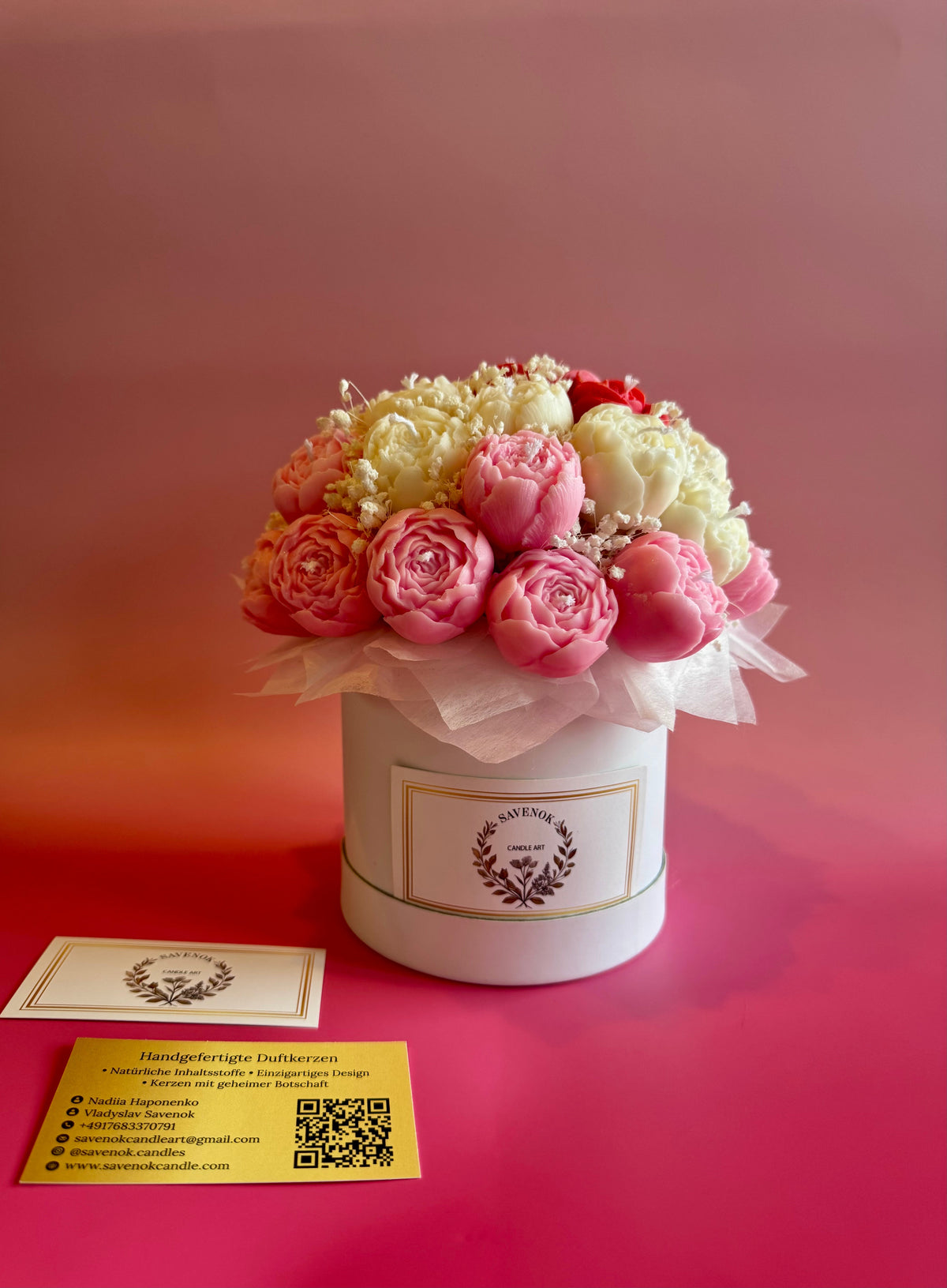 Kerzenbouquets – Handgefertigte Duftblumen von SAVENOK Candle Art - SAVENOK candle art
