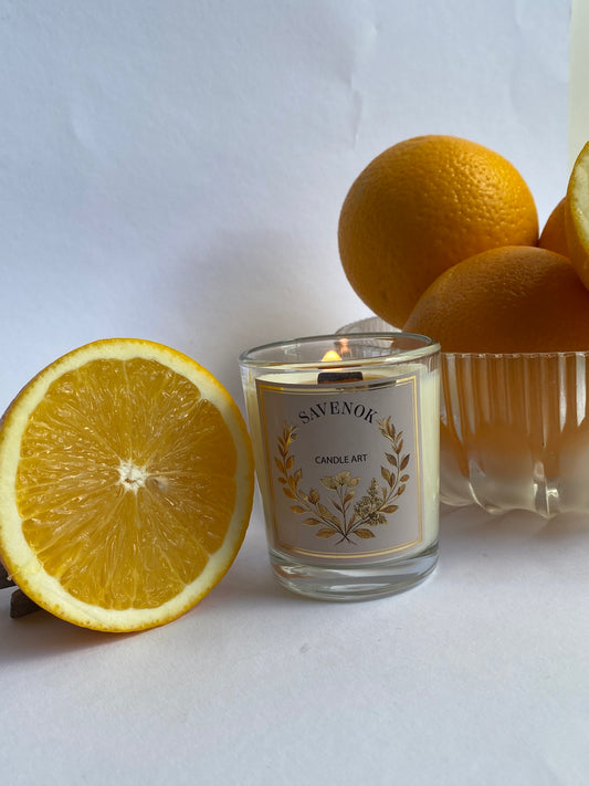 Duftkerze „Aloha Mango & Blutorange“ – süß, exotisch & spritzig | SAVENOK