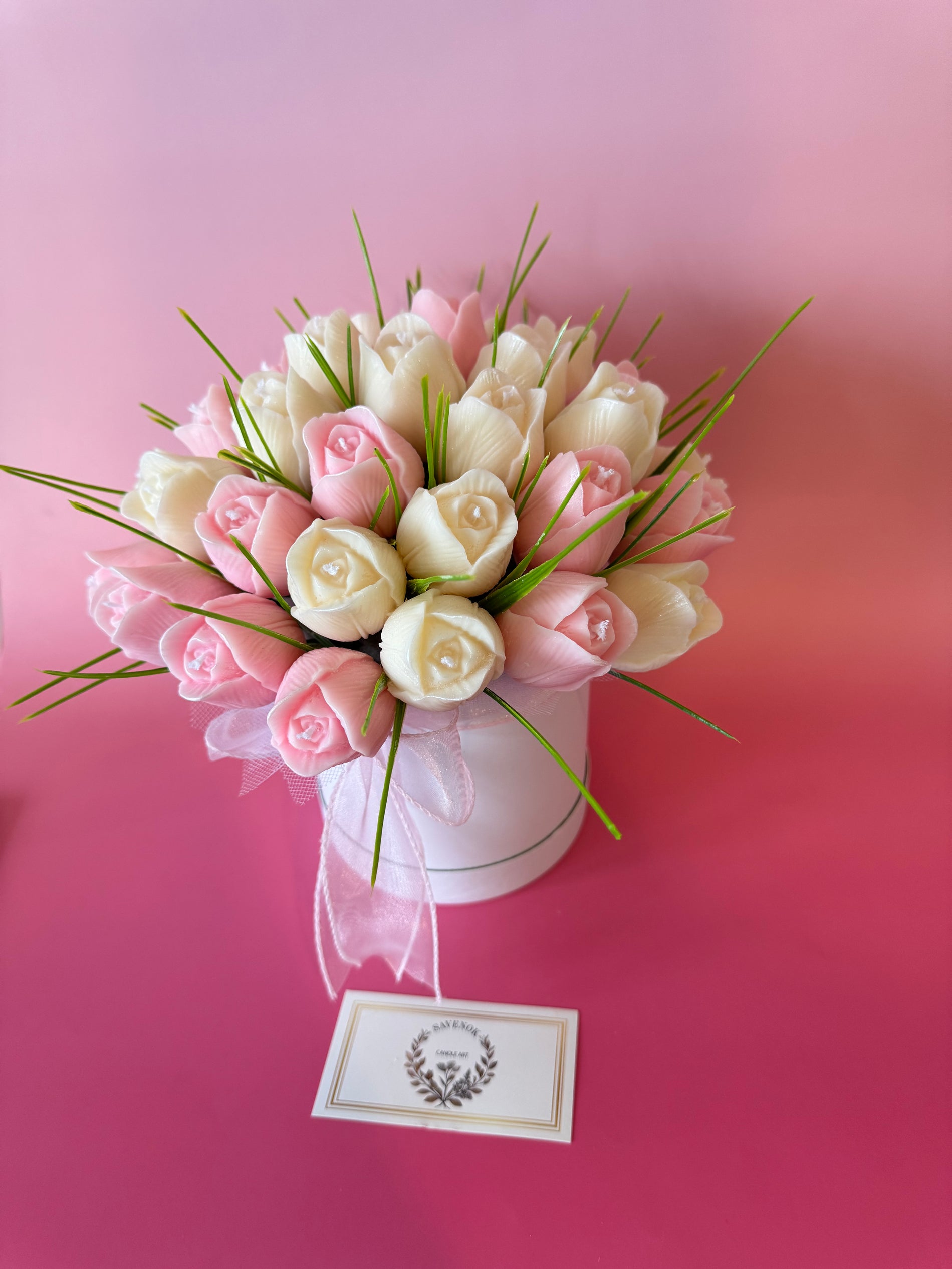 Tulpenstrauß Deluxe – 31 Kerzentulpen