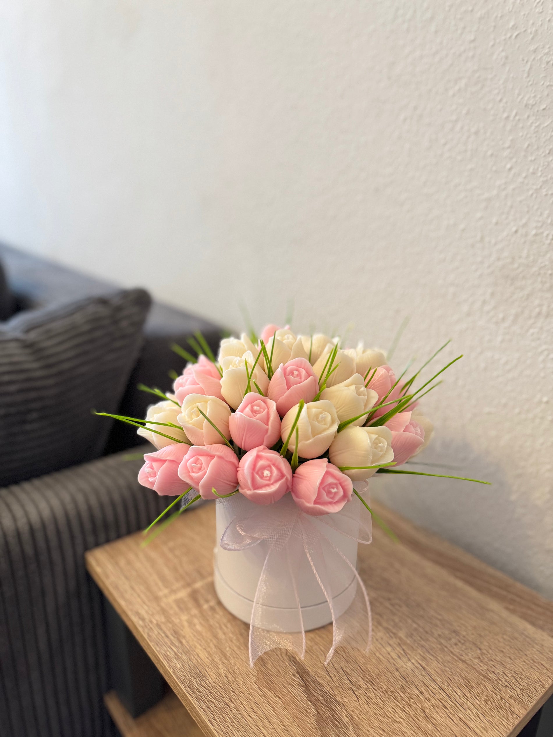 Tulpenstrauß Deluxe – 31 Kerzentulpen