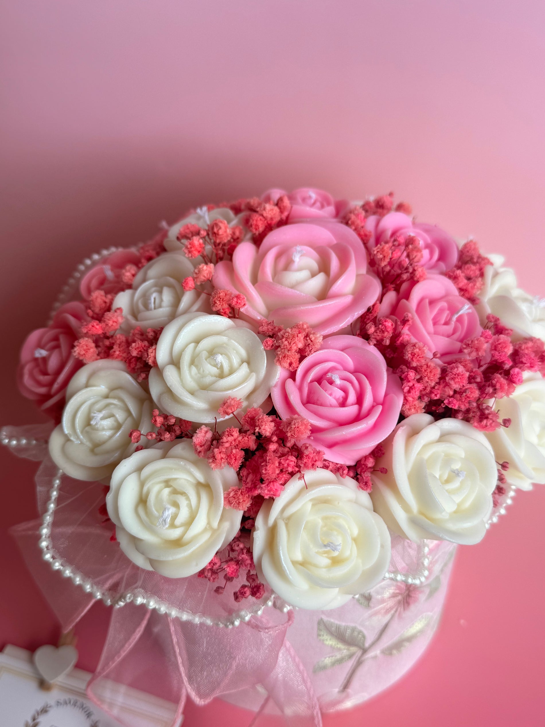 Kerzenstrauß „Rose Blush Symphony“