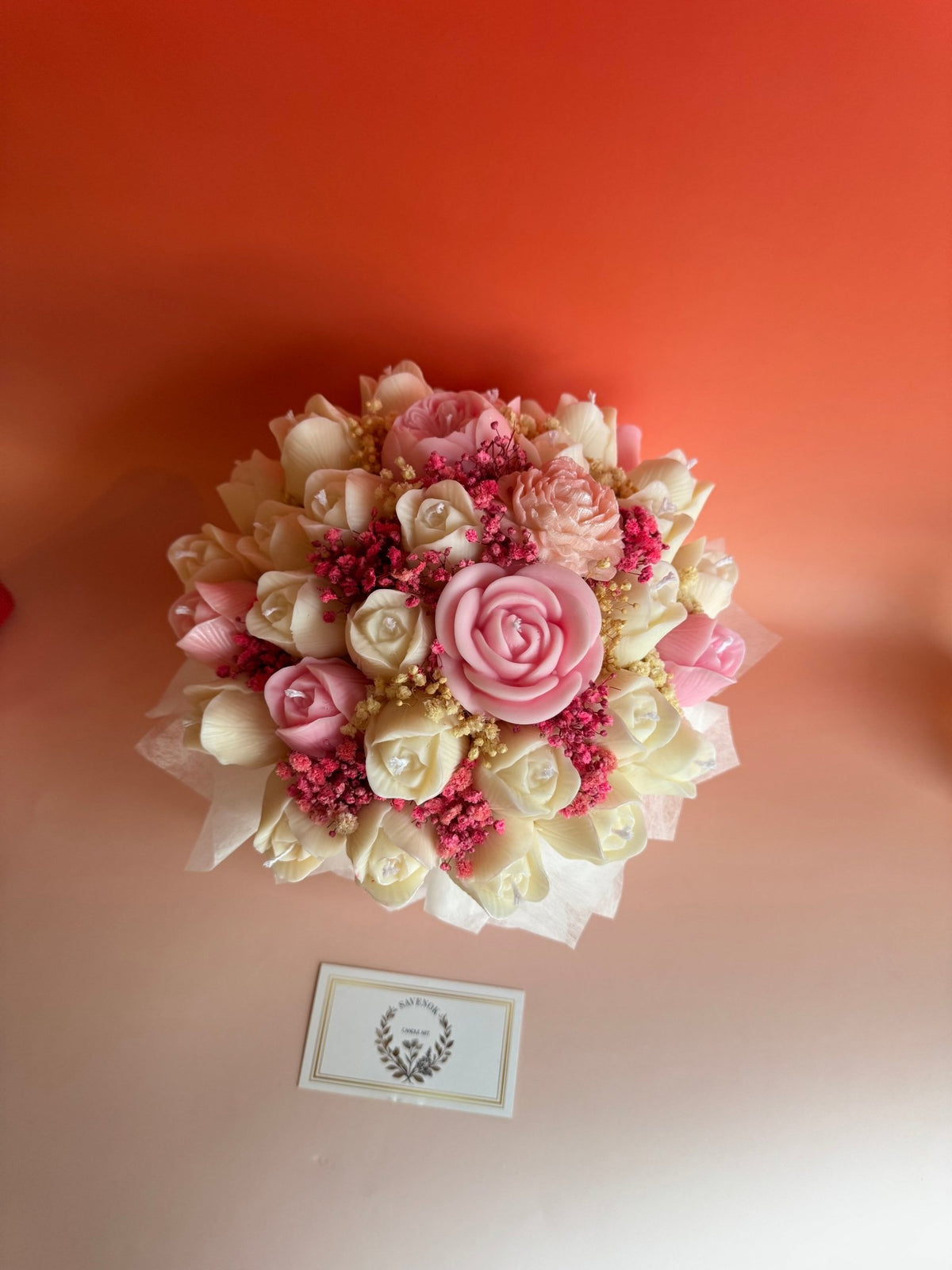 Tulip Amour – Exklusives Kerzenbouquet von SAVENOK Candle Art - SAVENOK candle art