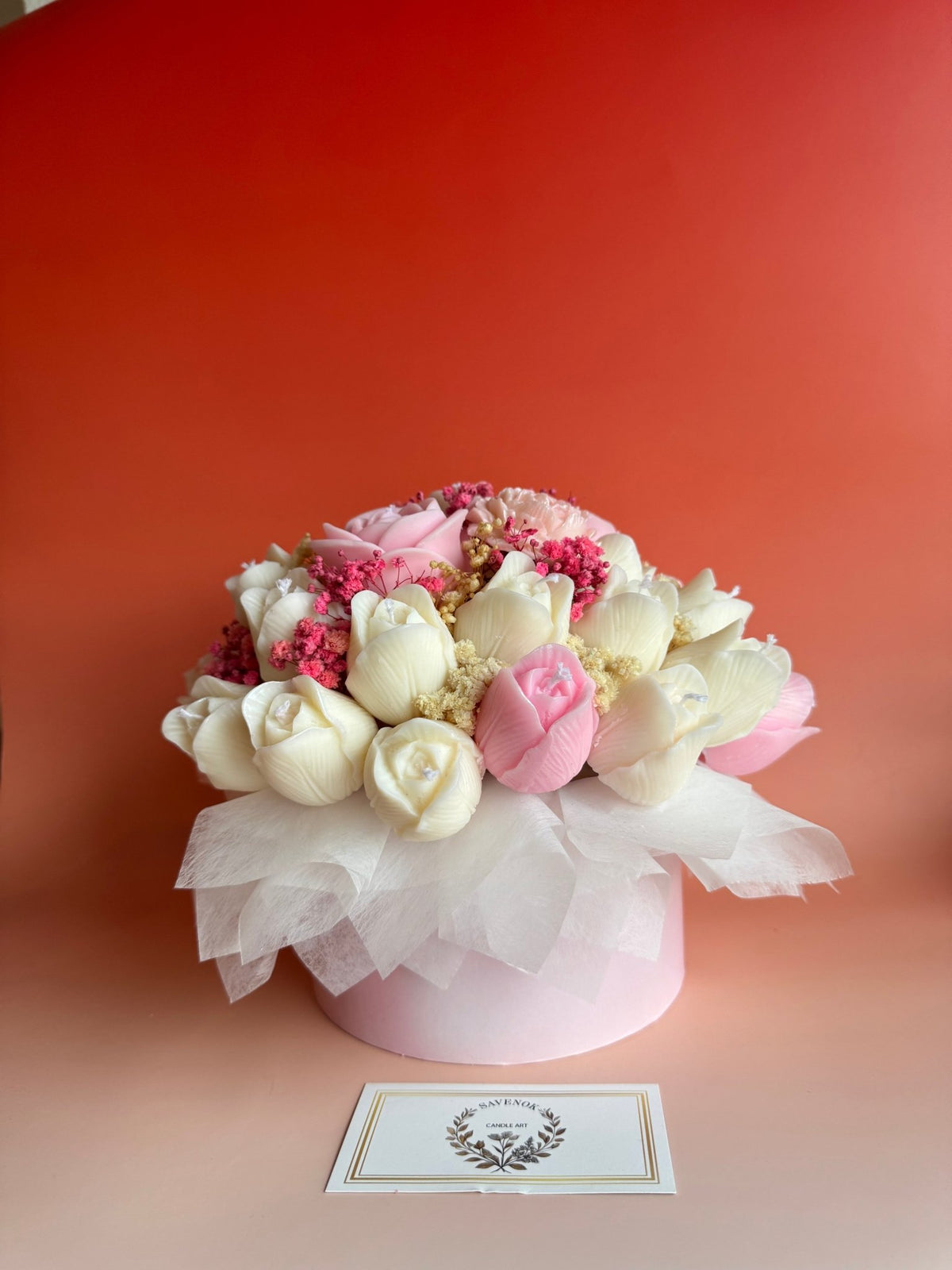 Tulip Amour – Exklusives Kerzenbouquet von SAVENOK Candle Art - SAVENOK candle art