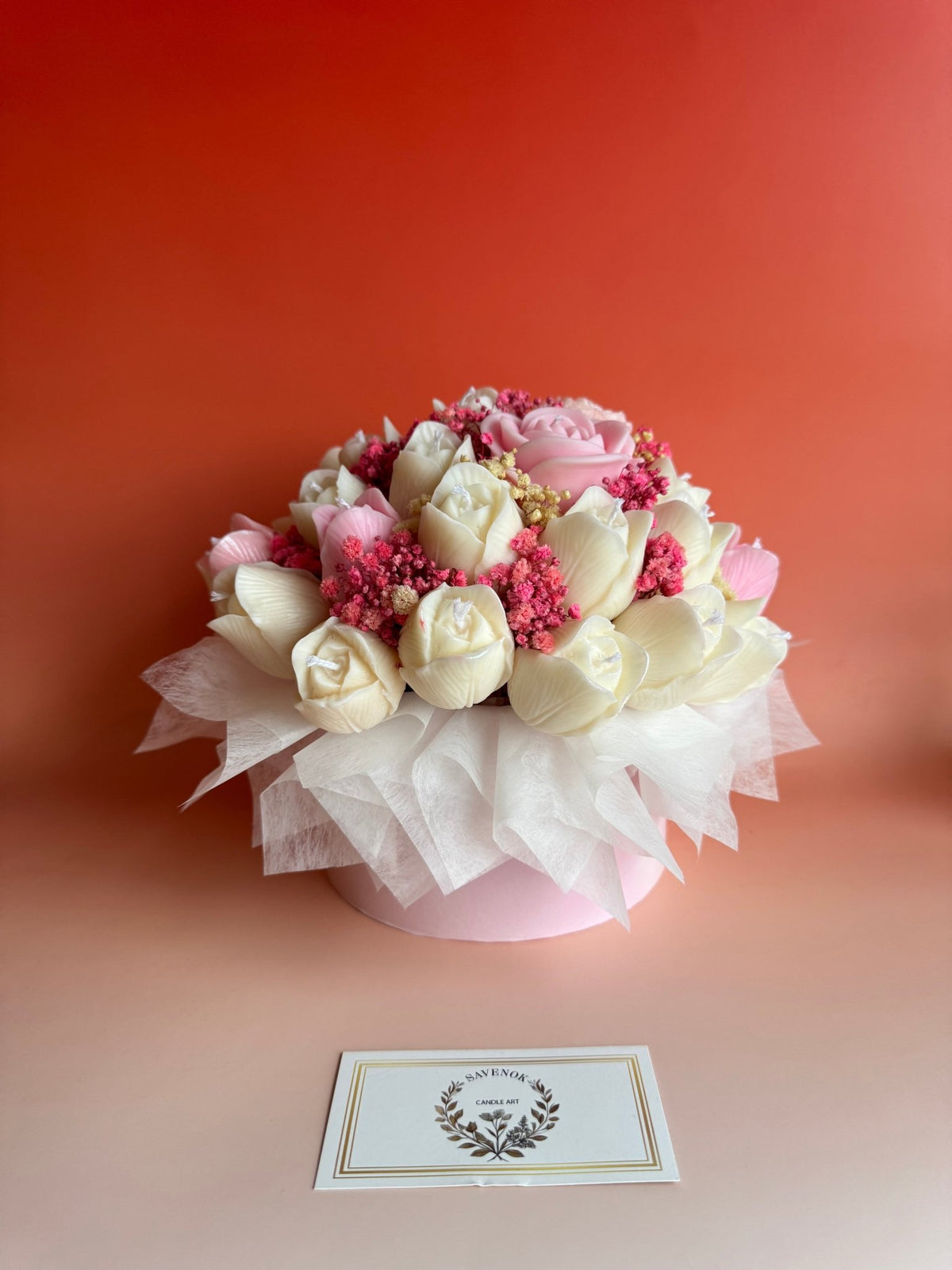 Tulip Amour – Exklusives Kerzenbouquet von SAVENOK Candle Art - SAVENOK candle art